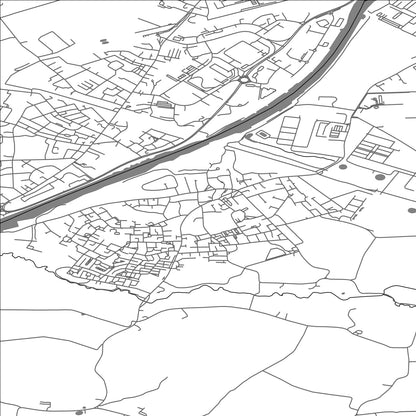 ROAD MAP OF PARTINGTON, UNITED KINGDOM BY MAPBAKES