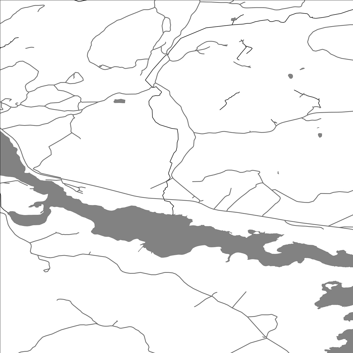 ROAD MAP OF PARTON, UNITED KINGDOM BY MAPBAKES