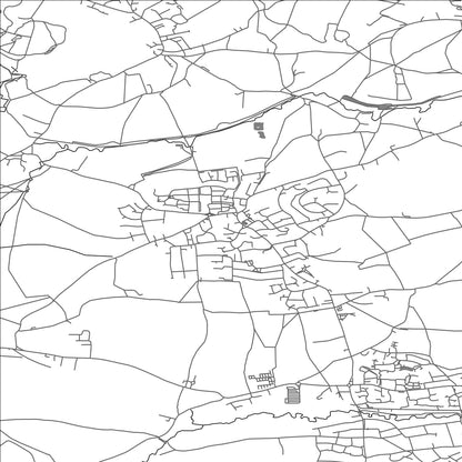 ROAD MAP OF PAULTON, UNITED KINGDOM BY MAPBAKES