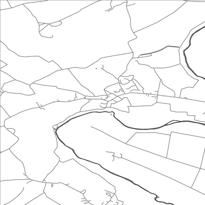 ROAD MAP OF PAVENHAM, UNITED KINGDOM BY MAPBAKES