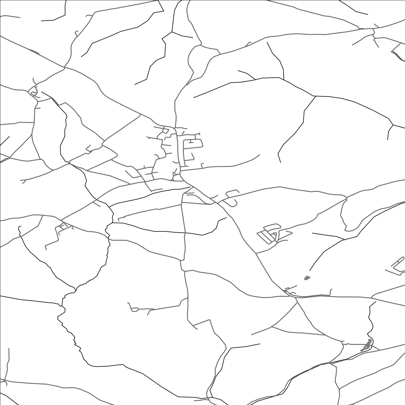 ROAD MAP OF PELYNT, UNITED KINGDOM BY MAPBAKES