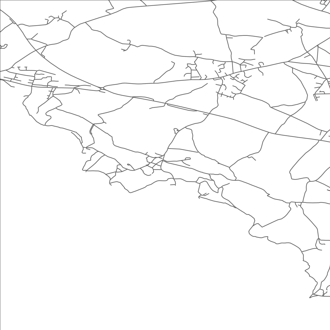 ROAD MAP OF PERRANUTHNOE, UNITED KINGDOM BY MAPBAKES