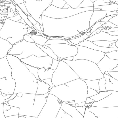 ROAD MAP OF PERRANZABULOE, UNITED KINGDOM BY MAPBAKES