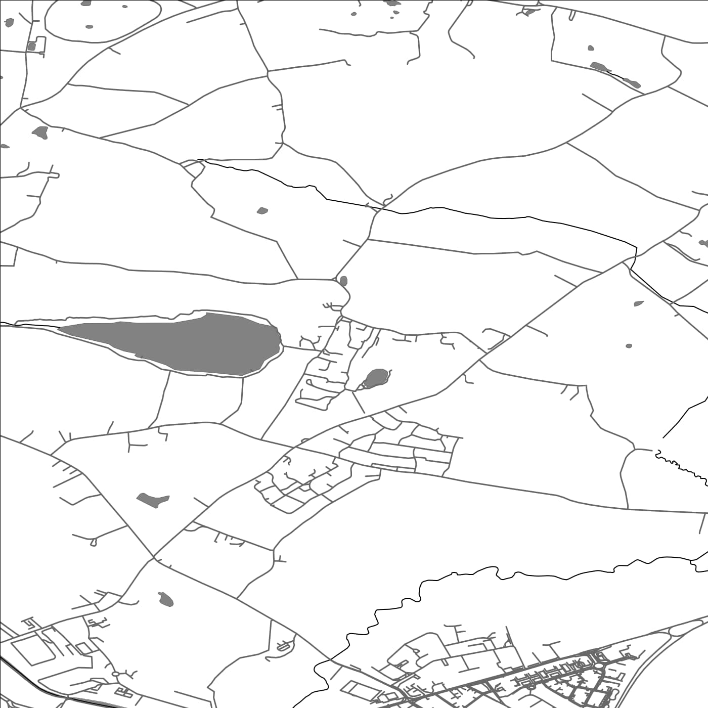 ROAD MAP OF PICKMERE, UNITED KINGDOM BY MAPBAKES