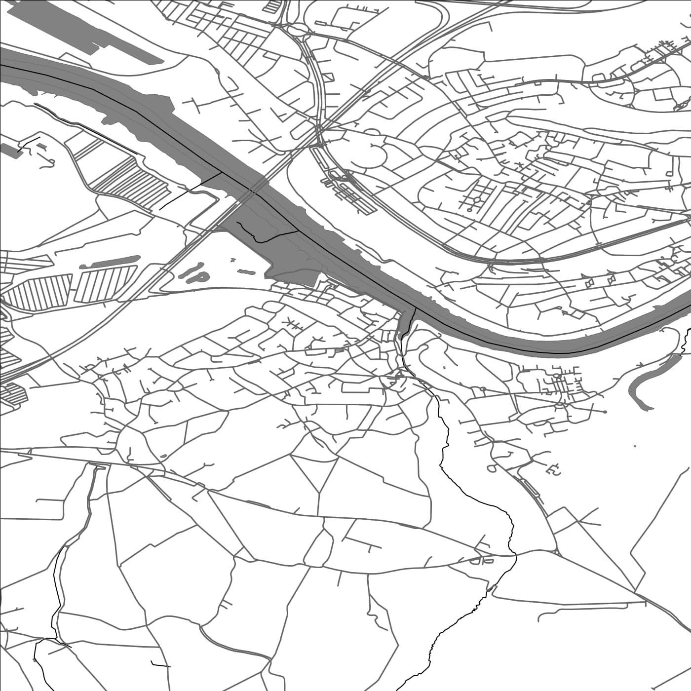 ROAD MAP OF PILL AND EASTON-IN-GORDANO, UNITED KINGDOM BY MAPBAKES