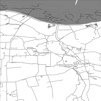 ROAD MAP OF PILLING, UNITED KINGDOM BY MAPBAKES