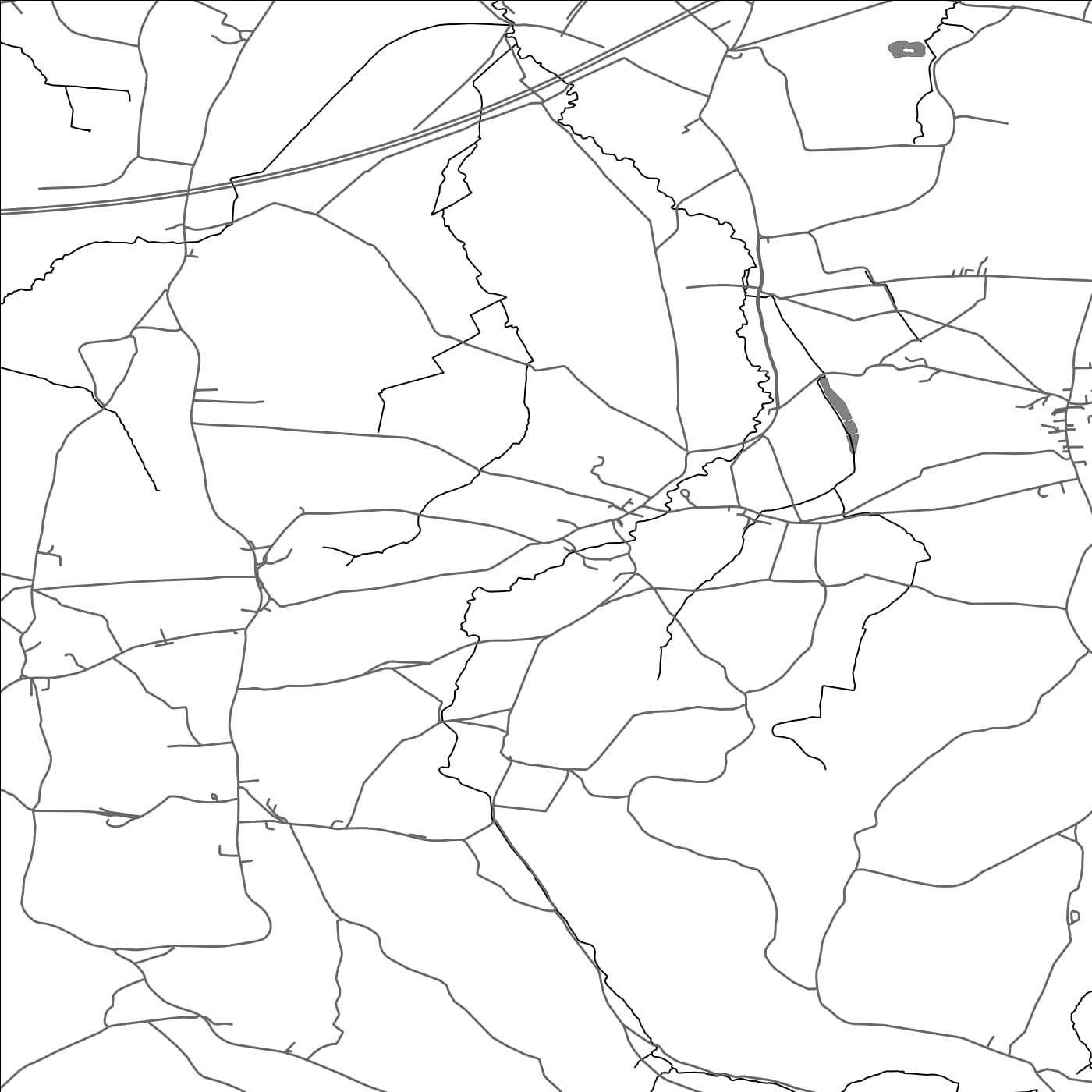 ROAD MAP OF PITMINSTER, UNITED KINGDOM BY MAPBAKES