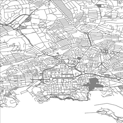 ROAD MAP OF PLYMOUTH, UNITED KINGDOM BY MAPBAKES