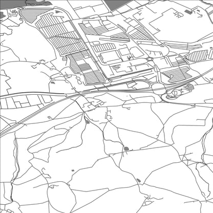 ROAD MAP OF PORTBURY, UNITED KINGDOM BY MAPBAKES