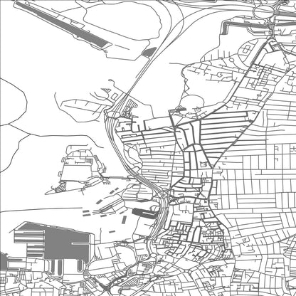 ROAD MAP OF PORTSMOUTH, UNITED KINGDOM BY MAPBAKES