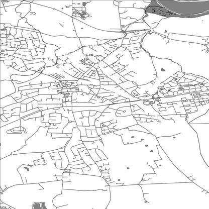 ROAD MAP OF POULTON-LE-FYLDE, UNITED KINGDOM BY MAPBAKES