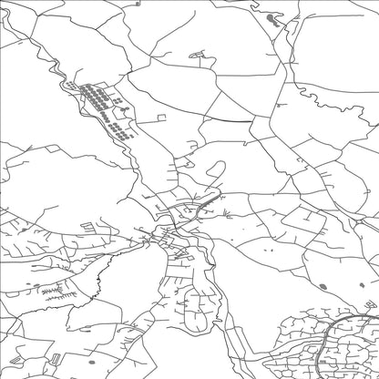 ROAD MAP OF PRESTBURY, UNITED KINGDOM BY MAPBAKES