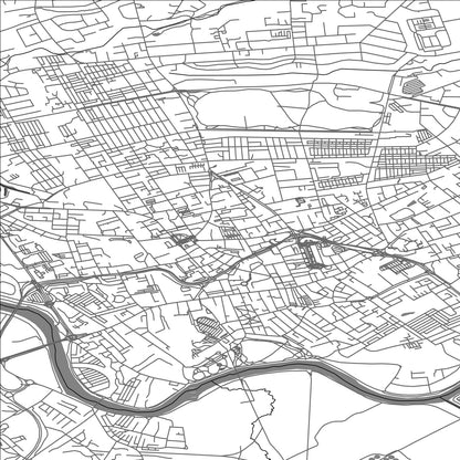 ROAD MAP OF PRESTON, UNITED KINGDOM BY MAPBAKES