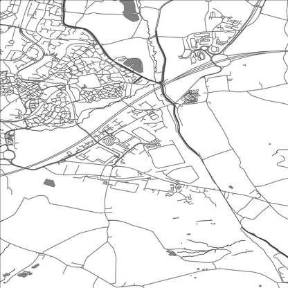 ROAD MAP OF PRESTON BROOK, UNITED KINGDOM BY MAPBAKES