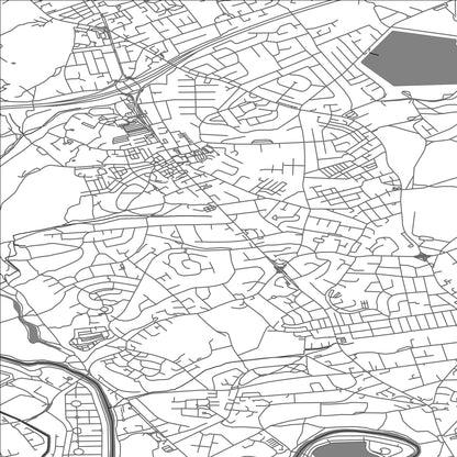 ROAD MAP OF PRESTWICH, UNITED KINGDOM BY MAPBAKES