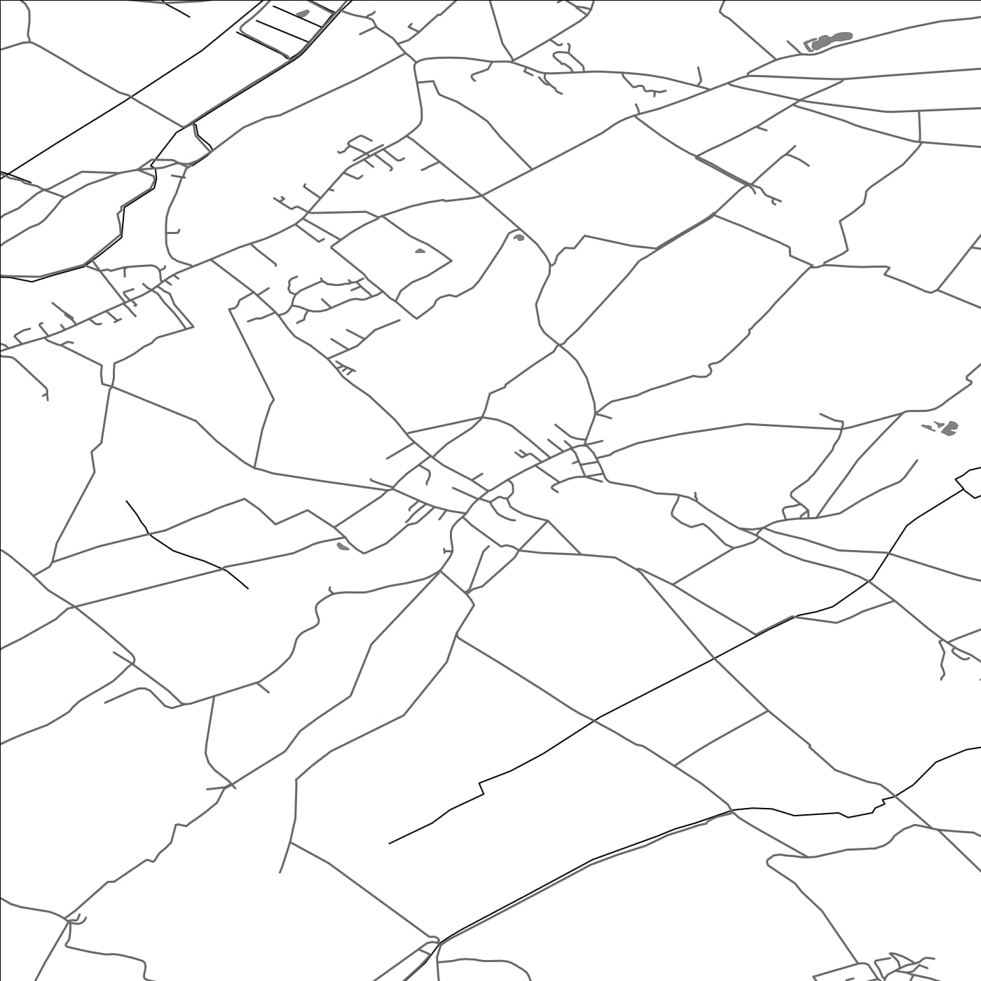 ROAD MAP OF PULLOXHILL, UNITED KINGDOM BY MAPBAKES