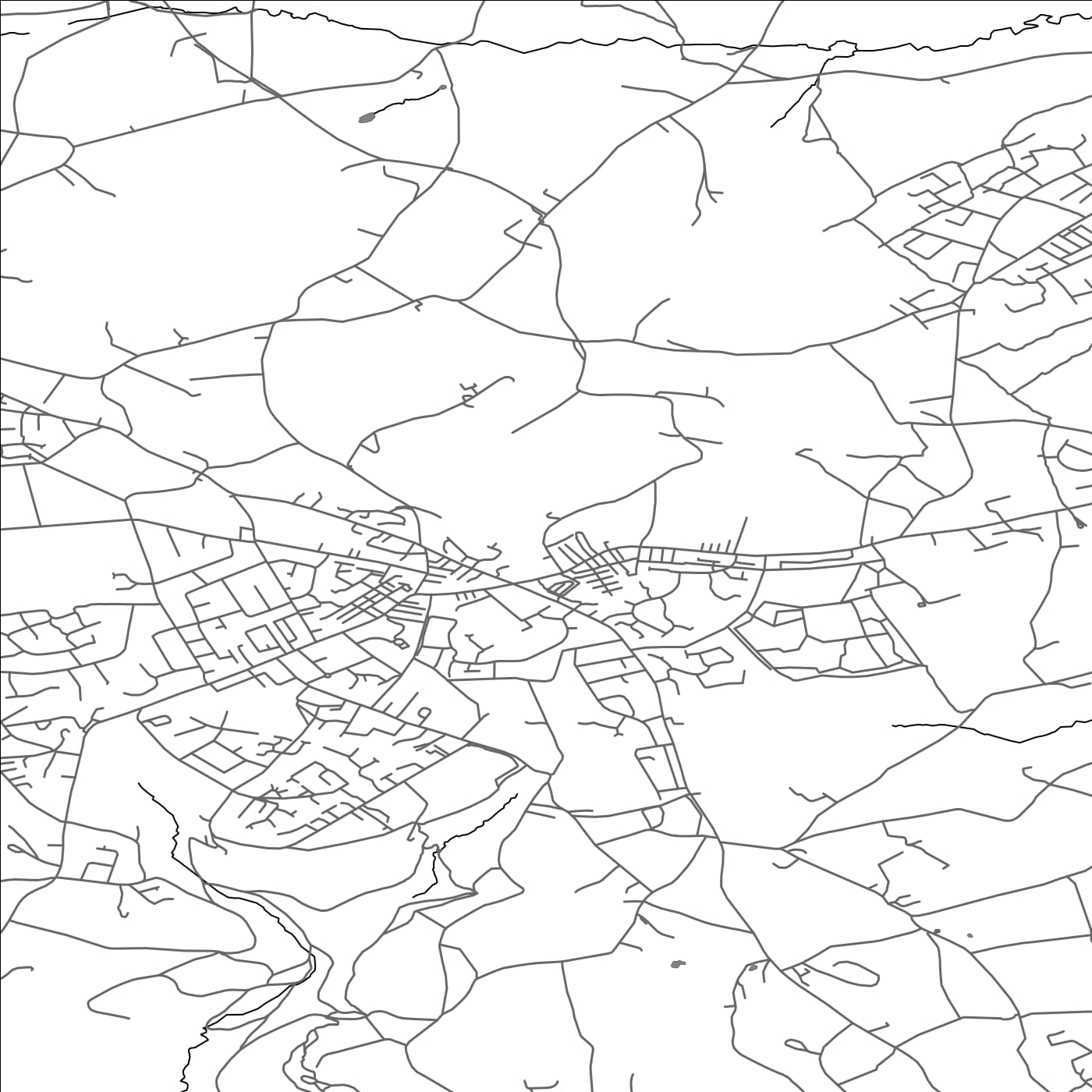 ROAD MAP OF QUEENSBURY, UNITED KINGDOM BY MAPBAKES