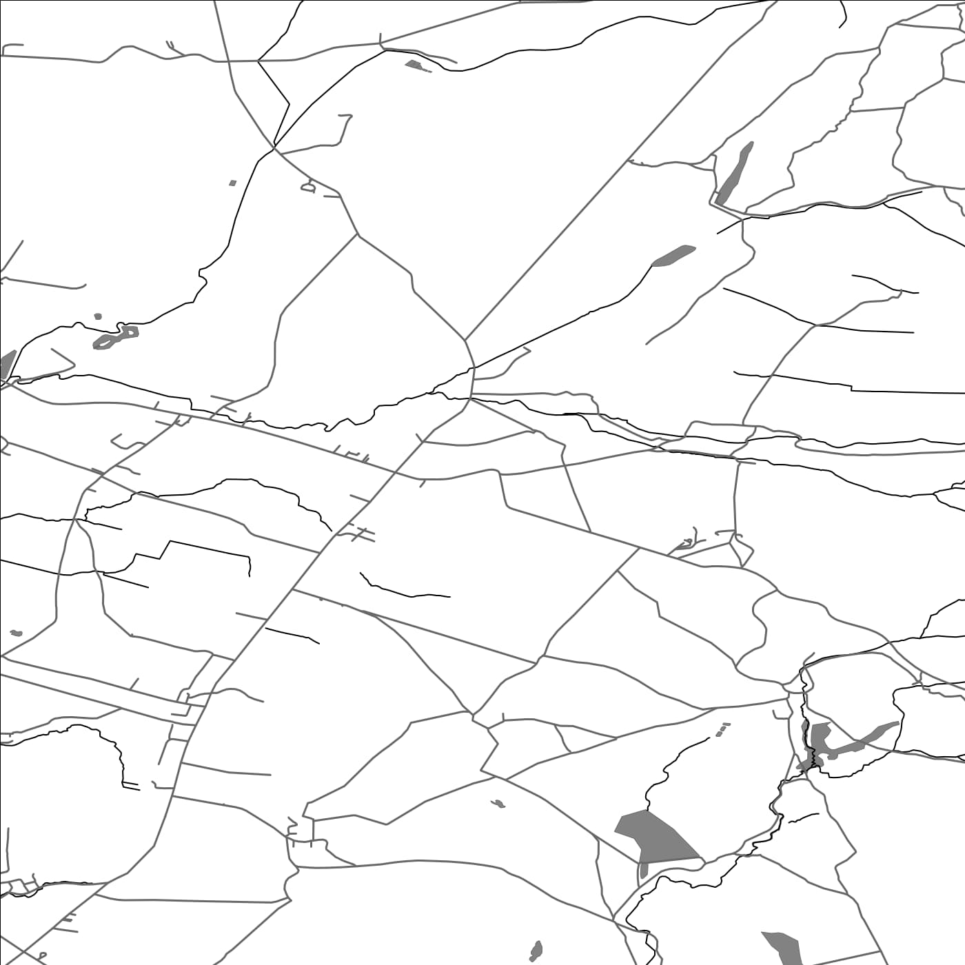 ROAD MAP OF QUERNMORE, UNITED KINGDOM BY MAPBAKES