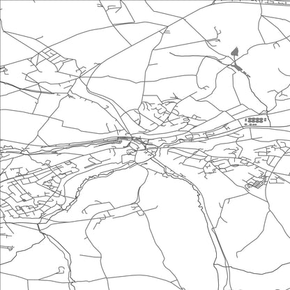 ROAD MAP OF RADSTOCK, UNITED KINGDOM BY MAPBAKES