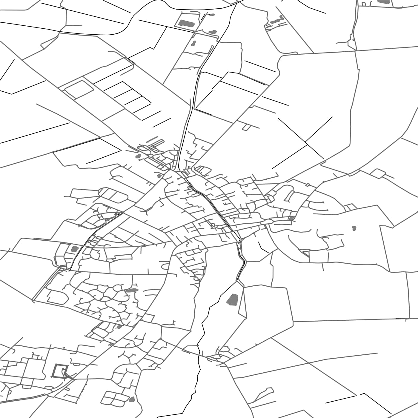 ROAD MAP OF RAMSEY, UNITED KINGDOM BY MAPBAKES