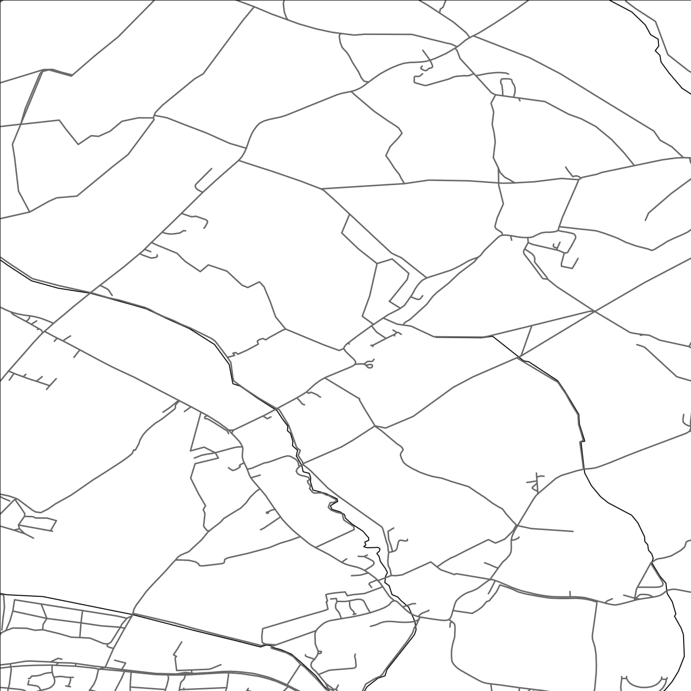 ROAD MAP OF RAVENSDEN, UNITED KINGDOM BY MAPBAKES