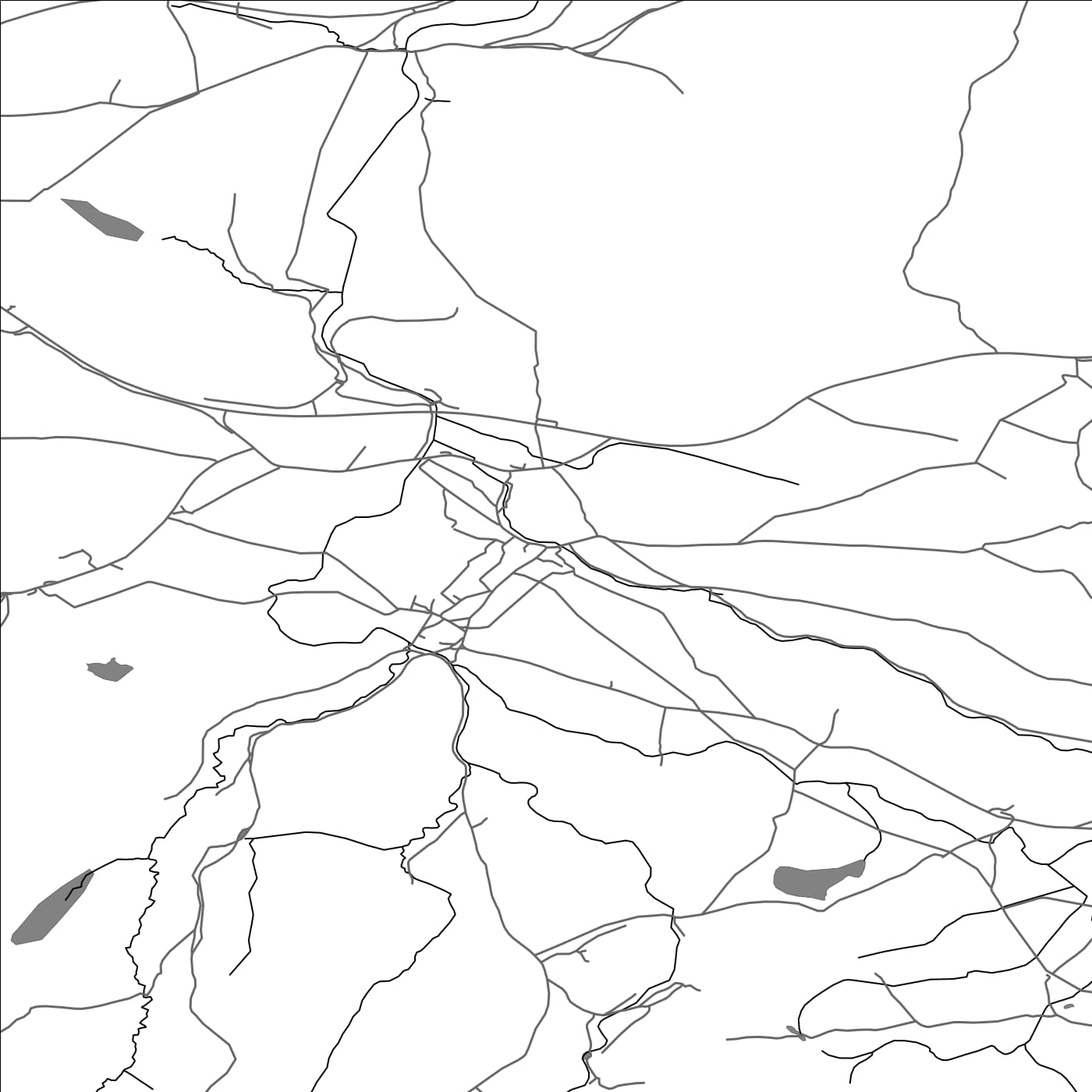 ROAD MAP OF RAVENSTONEDALE, UNITED KINGDOM BY MAPBAKES