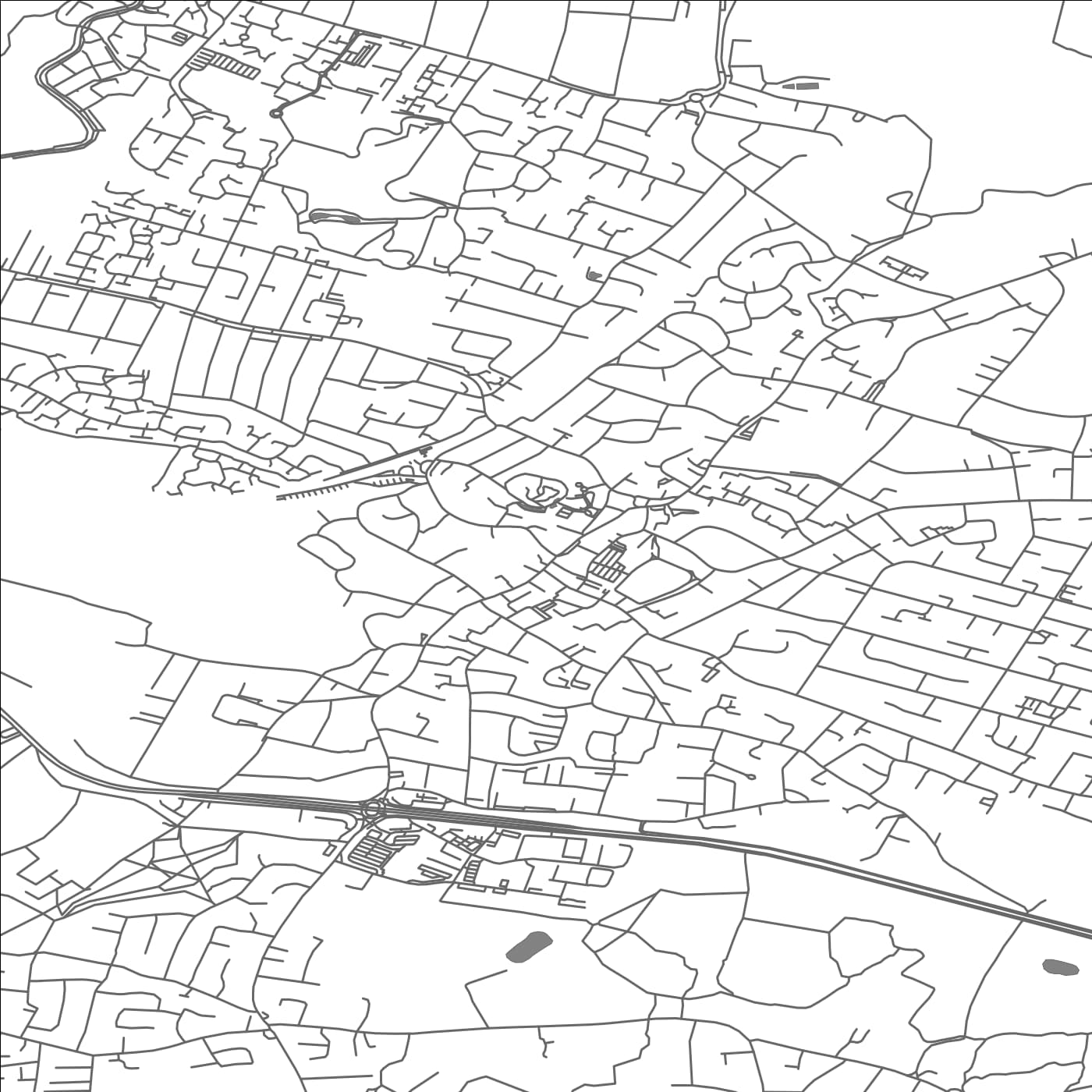 ROAD MAP OF RAYLEIGH, UNITED KINGDOM BY MAPBAKES