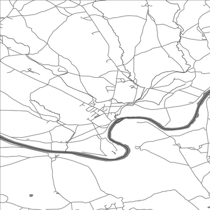 ROAD MAP OF RIBCHESTER, UNITED KINGDOM BY MAPBAKES