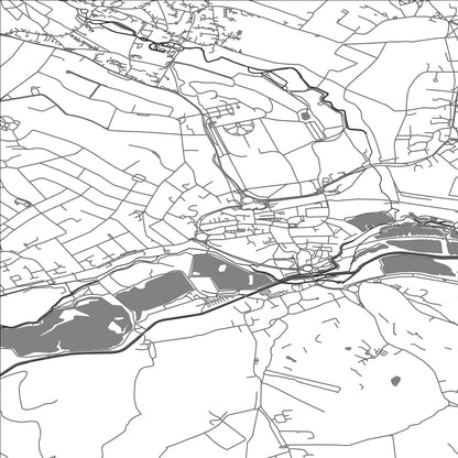 ROAD MAP OF RICKMANSWORTH, UNITED KINGDOM BY MAPBAKES