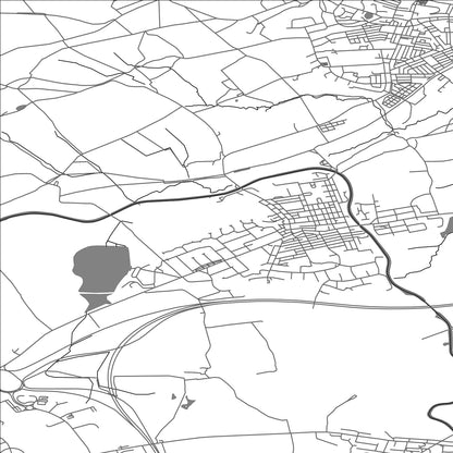 ROAD MAP OF RISHTON, UNITED KINGDOM BY MAPBAKES