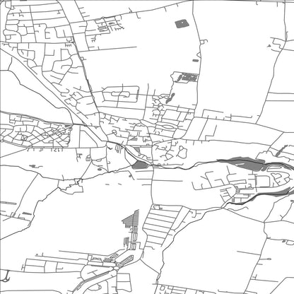 ROAD MAP OF ROCHFORD, UNITED KINGDOM BY MAPBAKES