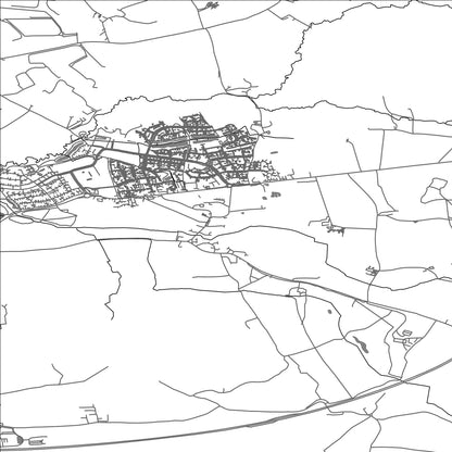 ROAD MAP OF ROCKBEARE, UNITED KINGDOM BY MAPBAKES