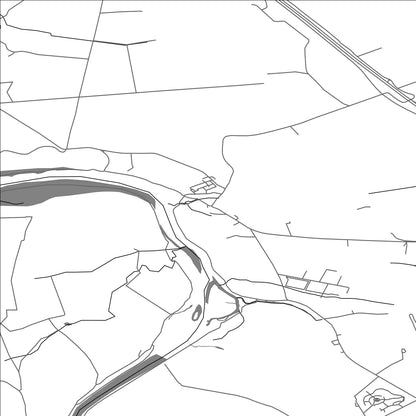 ROAD MAP OF ROCKCLIFFE, UNITED KINGDOM BY MAPBAKES