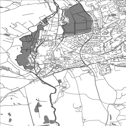 ROAD MAP OF ROMSEY, UNITED KINGDOM BY MAPBAKES