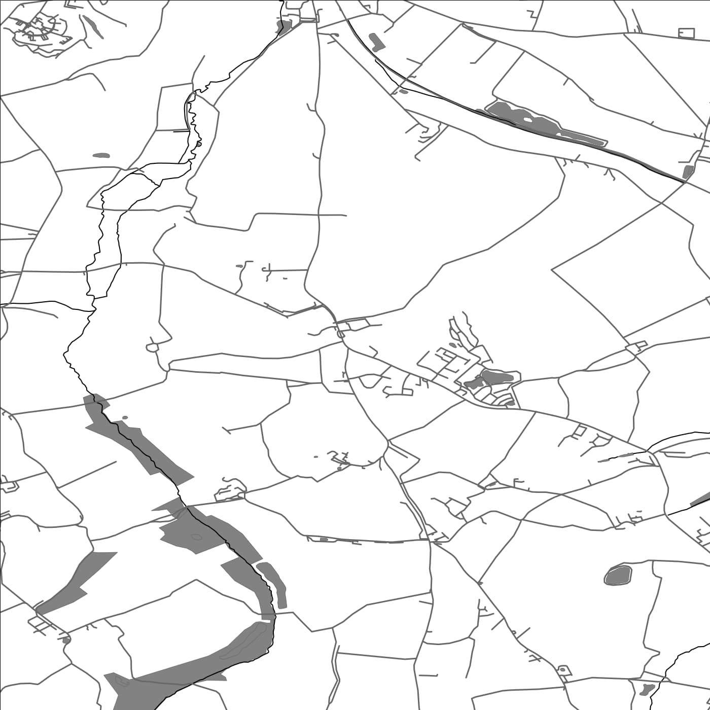 ROAD MAP OF ROOKLEY, UNITED KINGDOM BY MAPBAKES