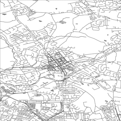 ROAD MAP OF ROYTON, UNITED KINGDOM BY MAPBAKES