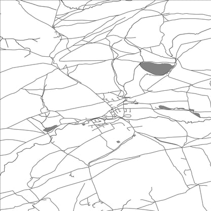 ROAD MAP OF SABDEN, UNITED KINGDOM BY MAPBAKES