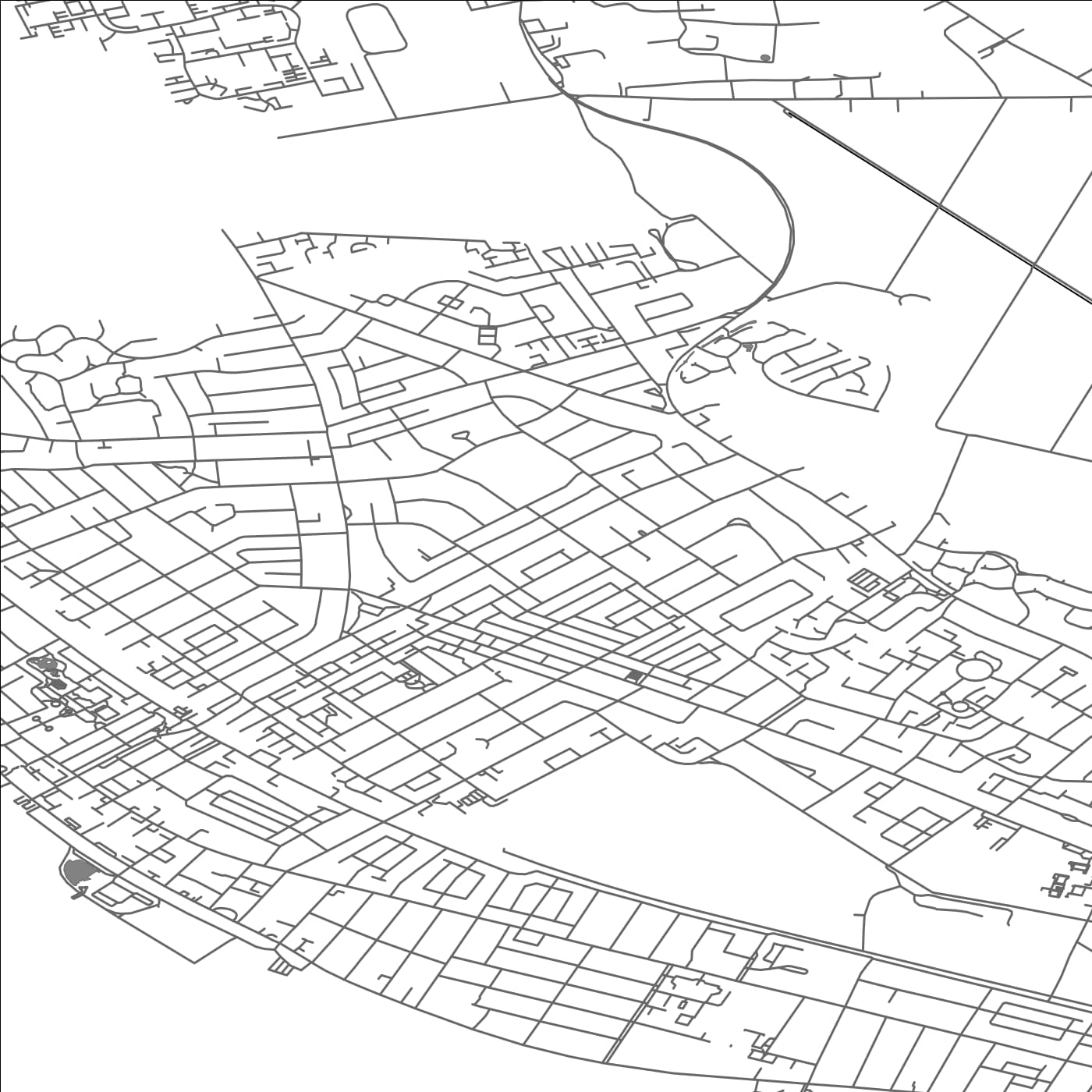 ROAD MAP OF SAINT ANNE'S ON THE SEA, UNITED KINGDOM BY MAPBAKES