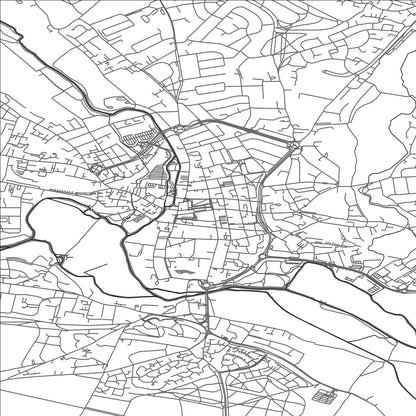 ROAD MAP OF SALISBURY, UNITED KINGDOM BY MAPBAKES