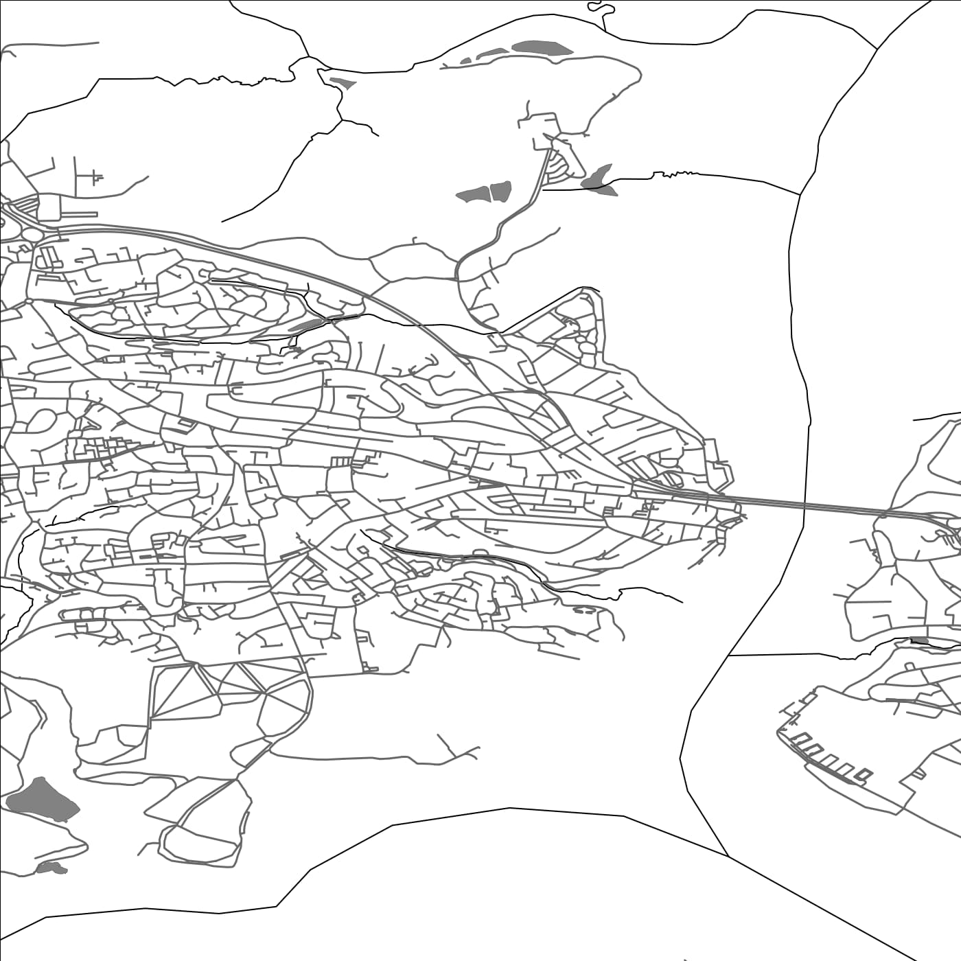 ROAD MAP OF SALTASH, UNITED KINGDOM BY MAPBAKES