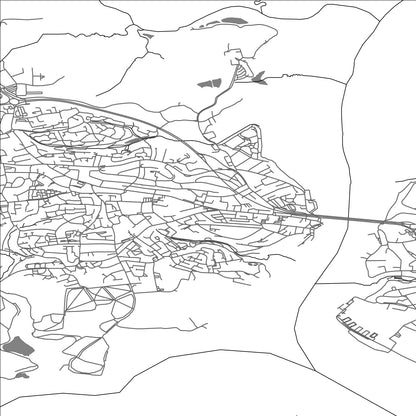 ROAD MAP OF SALTASH, UNITED KINGDOM BY MAPBAKES