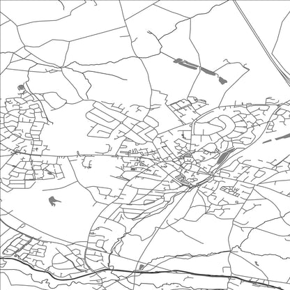 ROAD MAP OF SANDBACH, UNITED KINGDOM BY MAPBAKES