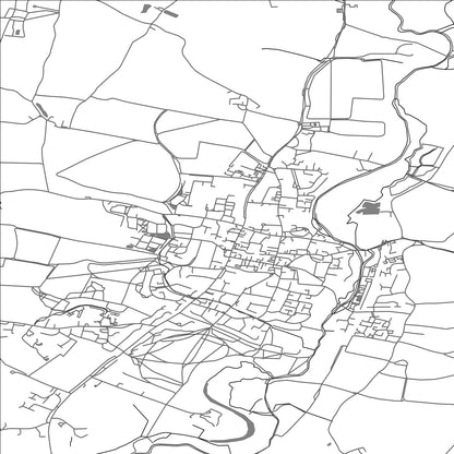 ROAD MAP OF SAWBRIDGEWORTH, UNITED KINGDOM BY MAPBAKES