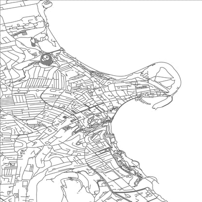 ROAD MAP OF SCARBOROUGH, UNITED KINGDOM BY MAPBAKES