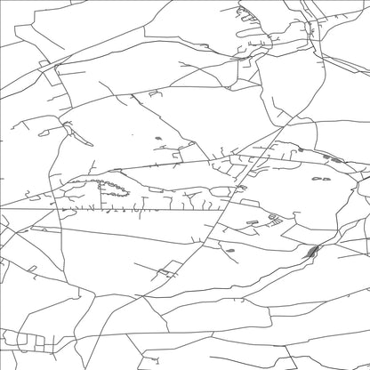 ROAD MAP OF SCARCROFT, UNITED KINGDOM BY MAPBAKES