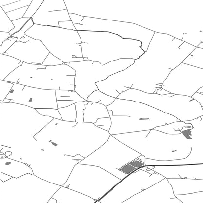 ROAD MAP OF SCARISBRICK, UNITED KINGDOM BY MAPBAKES