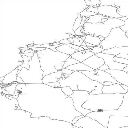 ROAD MAP OF SENNEN, UNITED KINGDOM BY MAPBAKES