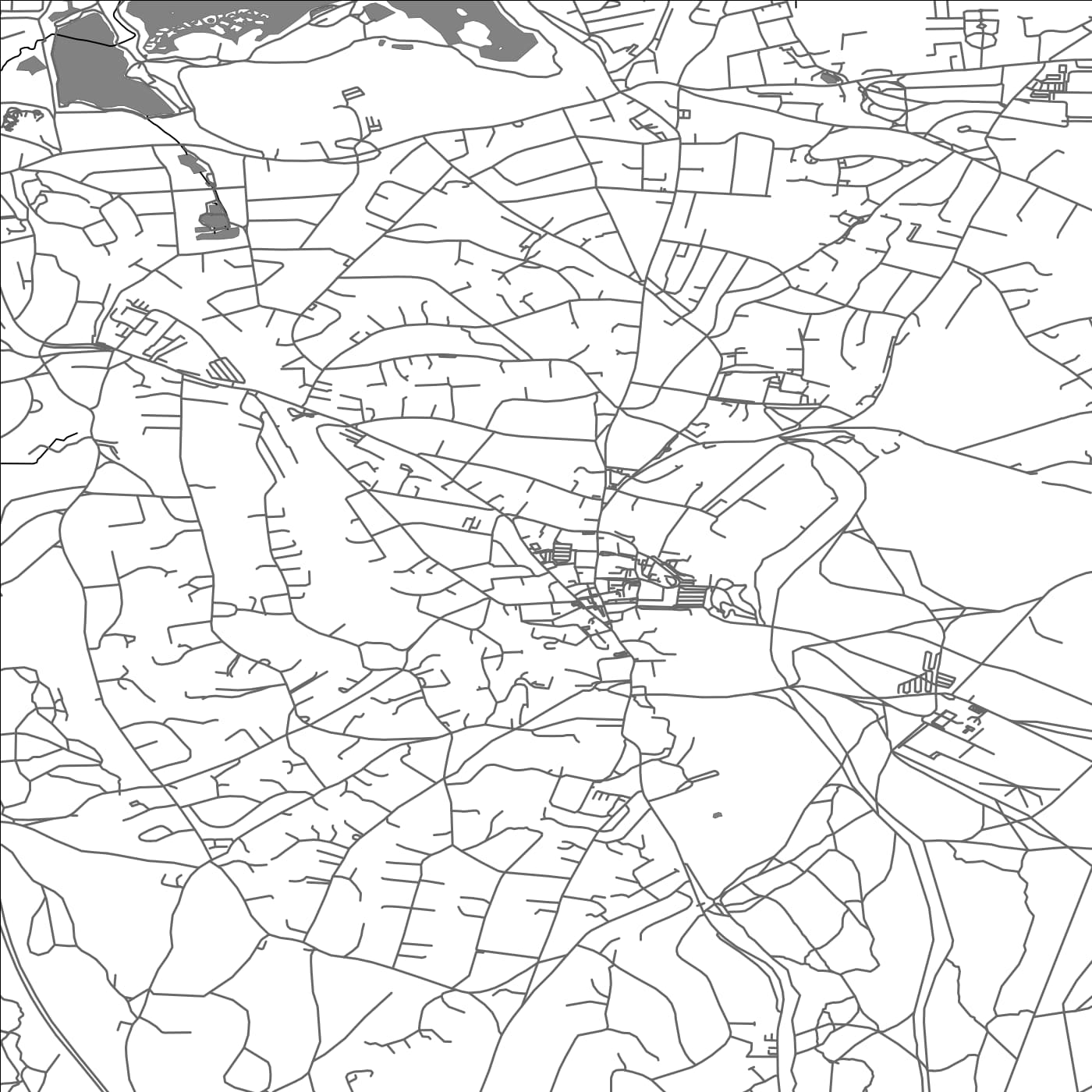 ROAD MAP OF SEVENOAKS, UNITED KINGDOM BY MAPBAKES