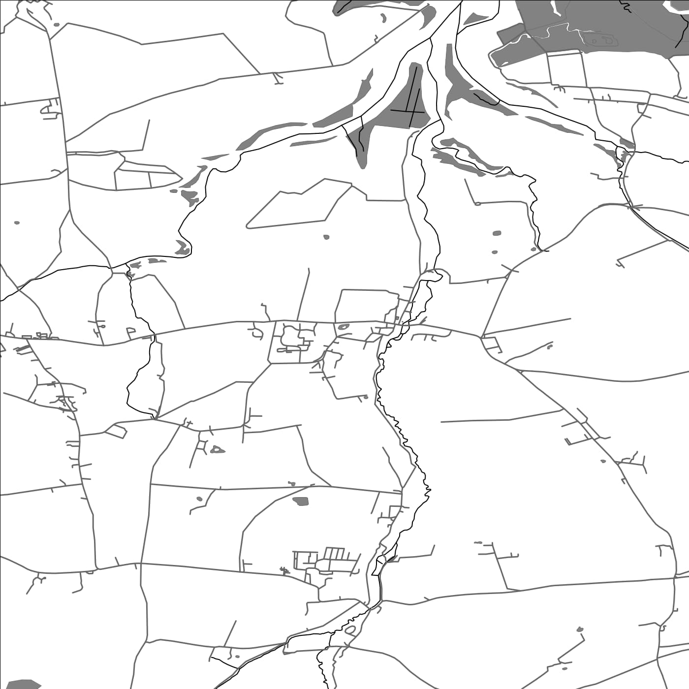 ROAD MAP OF SHALFLEET, UNITED KINGDOM BY MAPBAKES