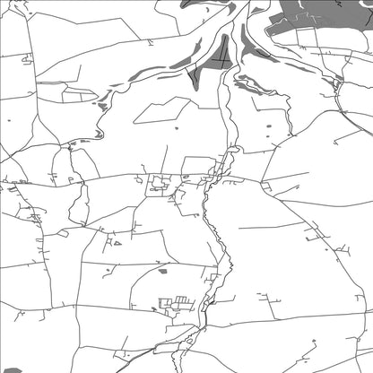 ROAD MAP OF SHALFLEET, UNITED KINGDOM BY MAPBAKES